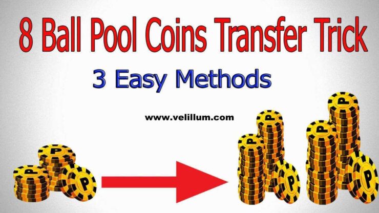 8 Ball Pool coins transfer trick