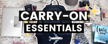 Carry on essentials: Long and Short Haul Flights