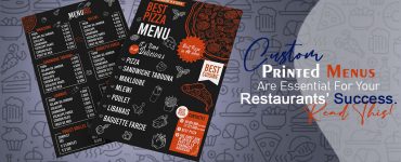 Custom Printed Menus