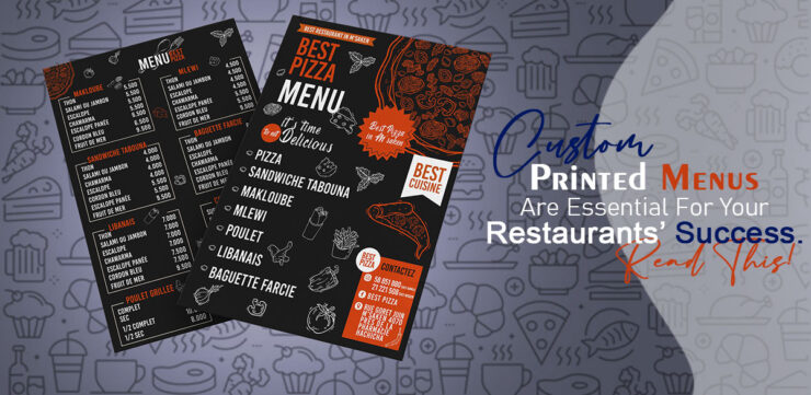 Custom Printed Menus