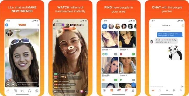 App with without online video strangers chat Live Video