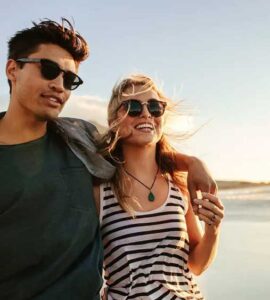 men and women with sunglasses